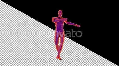 Low Poly Party Dancer | Motion Graphics - Envato elements