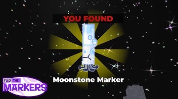 How To Get Moonstone Marker in Find The Markers | Roblox