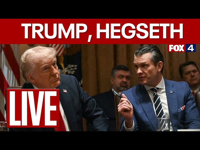 LIVE: Trump, Hegseth speak about new F-47 | FOX 4 News - YouTube