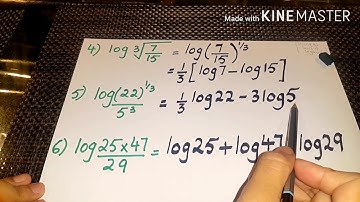 Exercise 3.3 ||questions  using laws of logarithm. Class9 maths #easysolvingmaths.