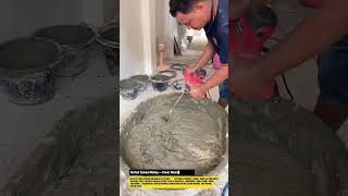 Perfect Cement Mixing — Power Mixer in Action ⚙️