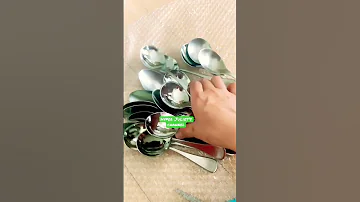 ASMR STAINLESS SPOONS SATISFYING SOUNDS How Asmr Asmrsounds Satisfying Shorts 