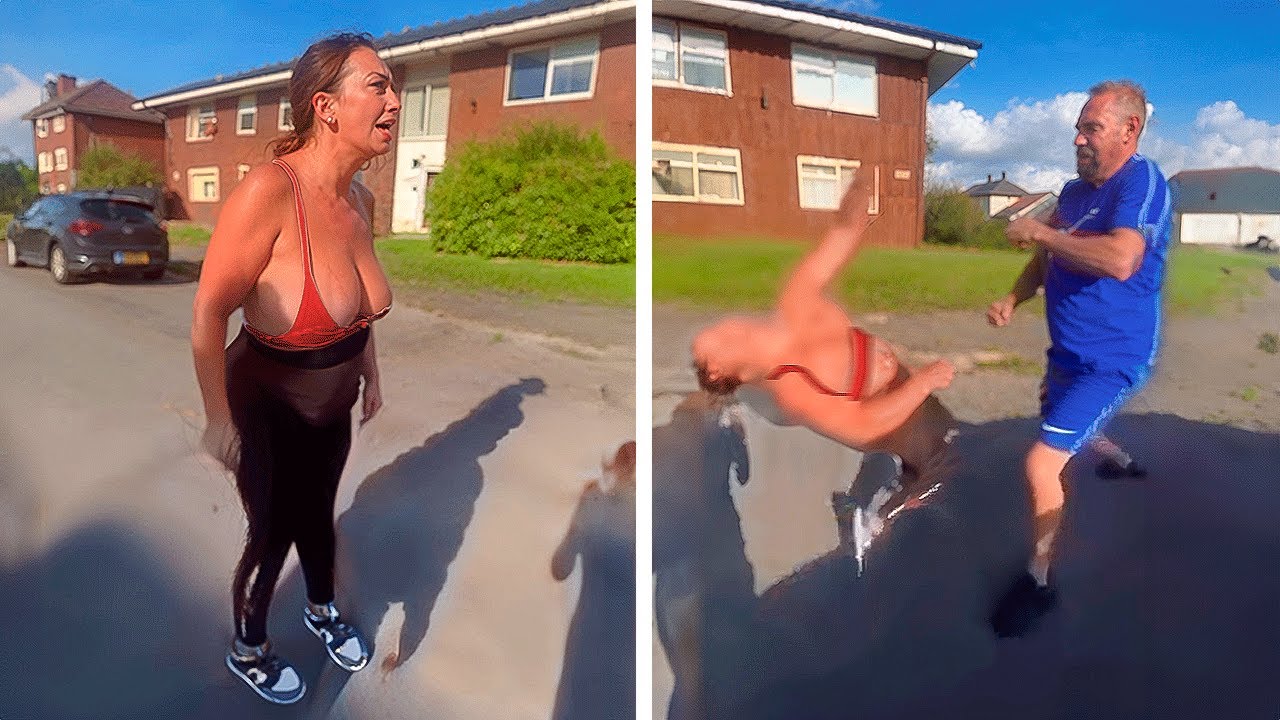 Karen Gets KNOCKED OUT After Messing with the Wrong Man..