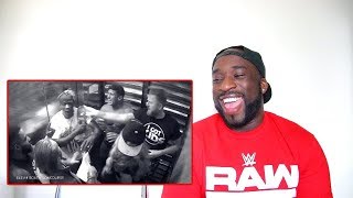 R-Truth gets trapped in an elevator with 24\/7 Title challengers | RAW | REACTION