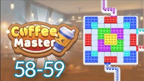 Coffee Master Color Block Gameplay Walkthrough Level 58-59