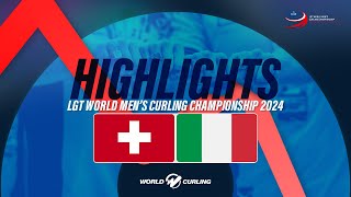 Switzerland  v Italy - LGT World Men's Curling Championship 2024 - Highlights