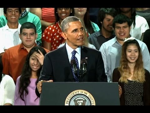 President Obama Speaks at Manor New Technology High School