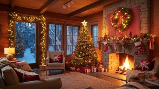 Relaxing Christmas Ambience ❄️ | Peaceful Snowfall & Fireplace Sounds for Sleep or Study AD FREE! screenshot 2