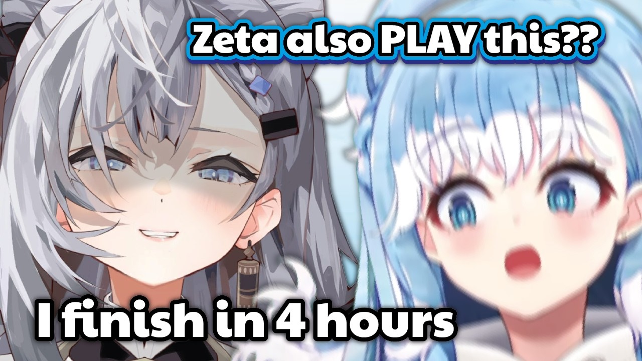 Kobo getting COMPETITIVE when she found out Zeta also played the same game !!!!