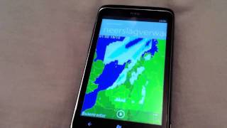 Buienradar app voor Windows Phone 7 screenshot 2