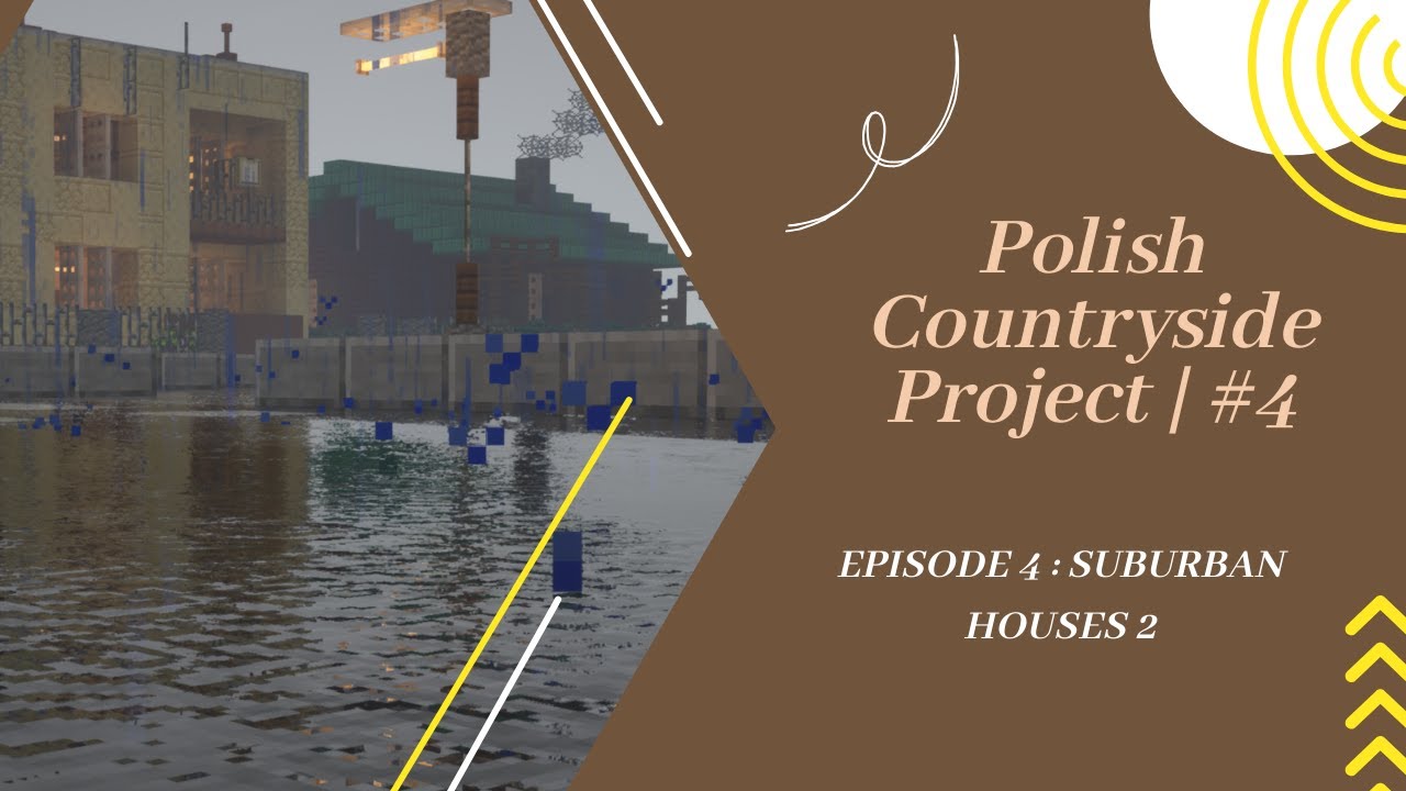 Polish Countryside Project #4 // Suburban Houses 2 // Minecraft Timelapse