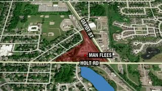 Delhi Township man allegedly flees after police help him regain consciousness