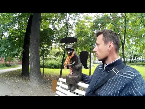 Петербургский ангел на скамейке. Триумфальные Нарвские ворота #24