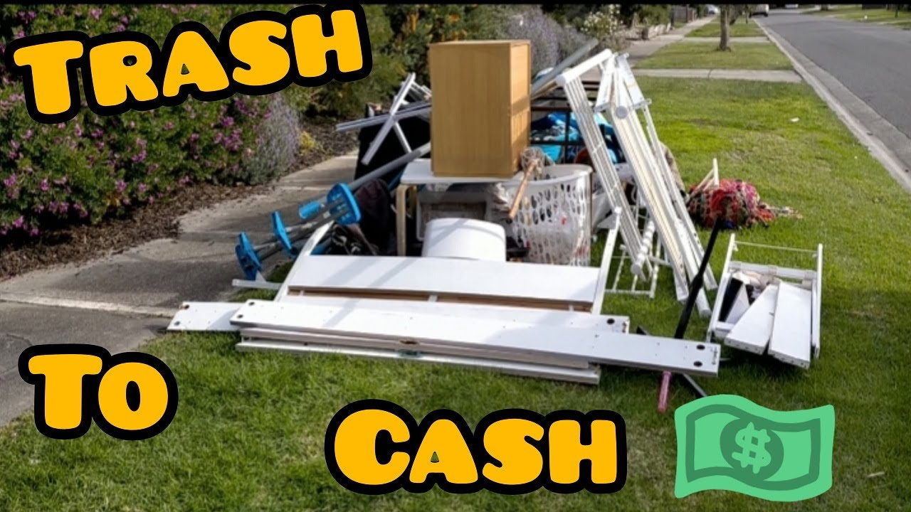 HOW to MAKE MONEY from TRASH | Street SCRAPPING Melbourne | Hard Rubbish Finds