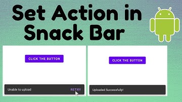 Set Action in Snack Bar (Part 2) | TechViewHub | Android Studio