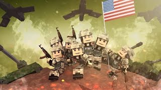 Minecraft | Good vs Evil - WORLD WAR 2: D-Day Invasion! (Allied Powers vs Axis Powers)