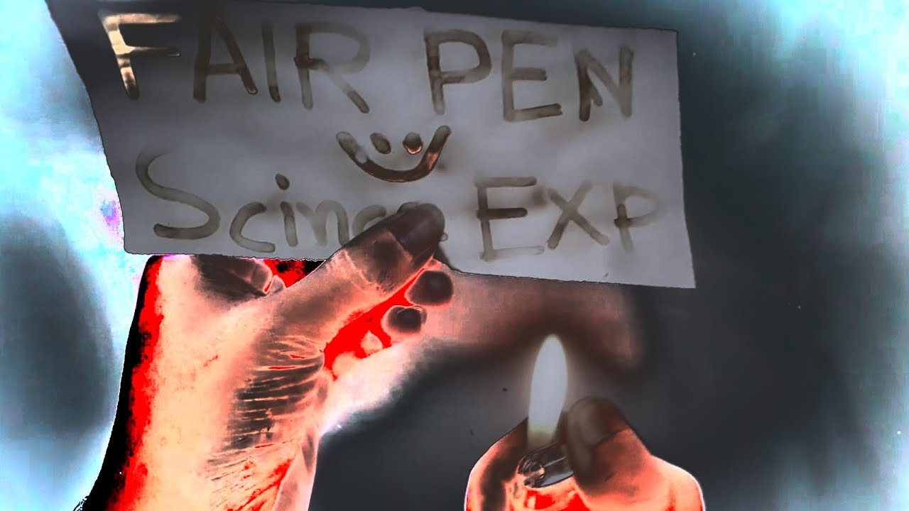 Hide Ink Secret Message in Word Amazing Science Experiments invisible ink..