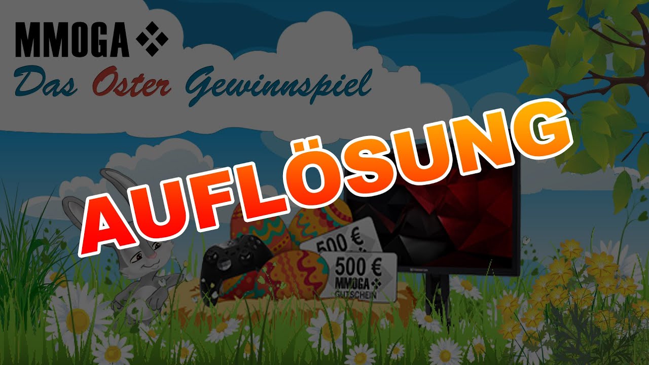 MMOGA Oster Gewinnspiel 2016 - AUFLÖSUNG