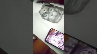 Jai Hanuman 🙏,#shorts #drawing #art #hanuman