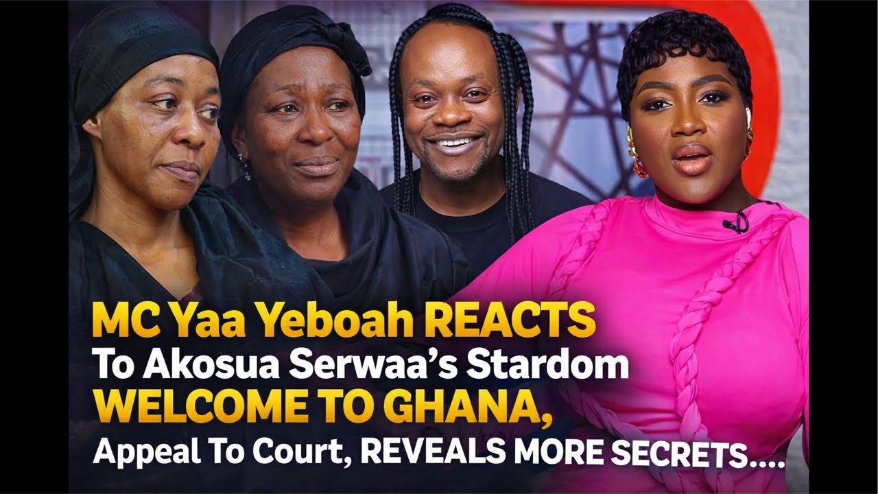 MC Yaa Yeboah reacts to Akosua Serwaa’s stardom welcome to Ghana,appeal to court,reveals more secret
