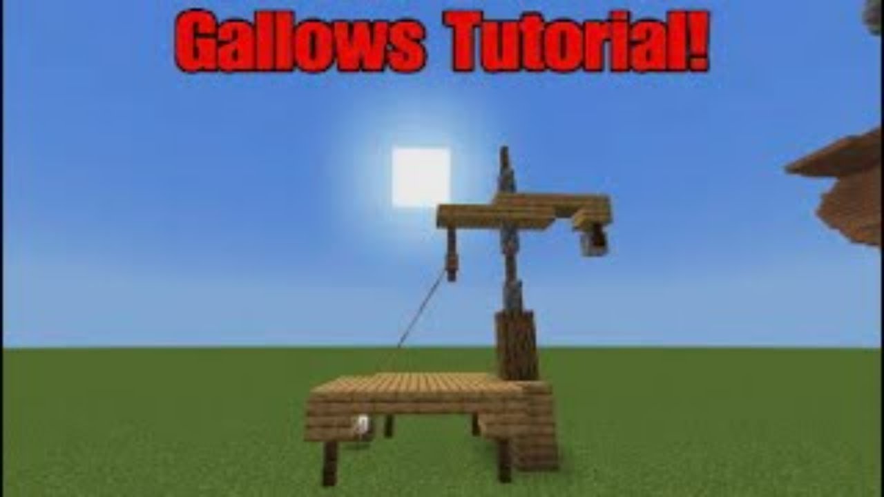Minecraft Gallows Tutorial! 