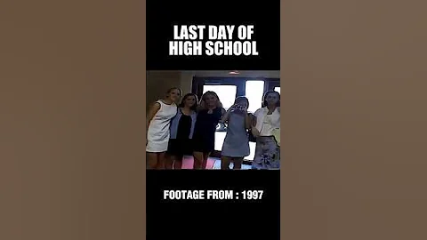 Last Day of High School In 1997 | #nostalgic #nostalgia #90skids #shorts
