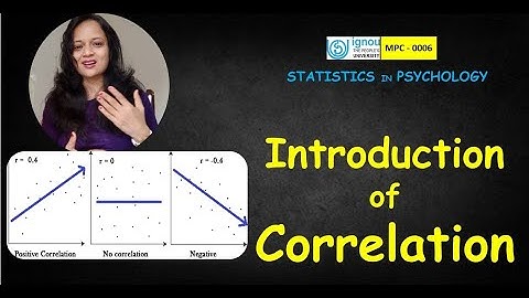 [Psychology] INTRODUCTION OF CORRELATION in Hindi | IGNOU MAPC - MPC 006 | CA Payal Goel