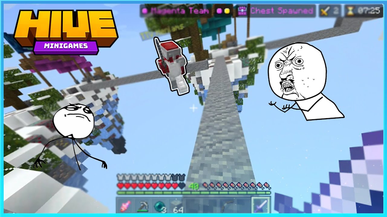 Skywars Funny Moments #10 The Hive - YouTube