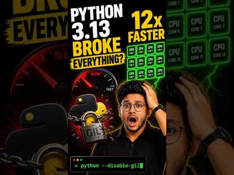 8 Core PC But Still Slow? 🤯 Python Hidden Problem!| Bong Coder #shorts #ai