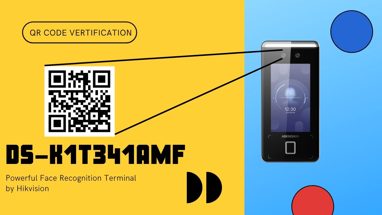 Setting up QR access in face recognition terminal Hikvision YouTube