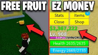 Best Method to get FREE FRUITS & 2 Million Beli Fast on First Sea - Blox Fruits