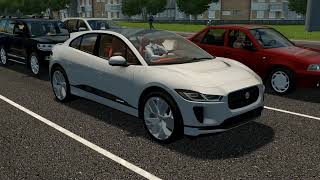 City Car Driving - 2018 Jaguar I-Pace EV400 HSE | Fast Driving + Car Crash | Logitech G29 screenshot 1