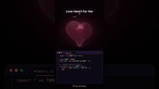 Code a Beating 3D Heart in JavaScript (Three.js Particle Animation) 💗