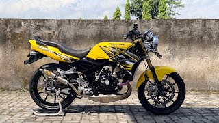 RESTOMOD NINJA SS KUNING & UPGRADE PART BRANDED || BADAS GARAGE