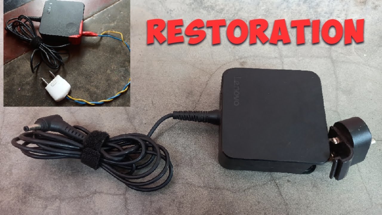 How to make Lenovo laptop charger Restoration at Home - YouTube