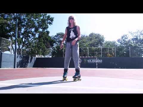 LEARN TO ROLLER SKATE LESSON .SCISSORS TUTORIAL