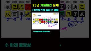 기토가 살아온 세월! (25년 기토일간 운세) #구도사주명리 #신년운세 #기토 #기사 #기유 #기축 #기해 …