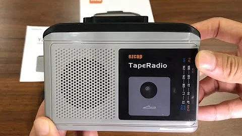 Appearance display of ezcap233 TapeRadio Cassette Player with AM FM Speaker