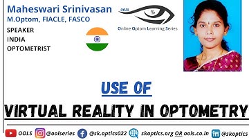 Use of Virtual Reality in Optometry #VirtualReality #VR #EyeVR | ECL - 72 | Ms. Maheswari Srinivasan