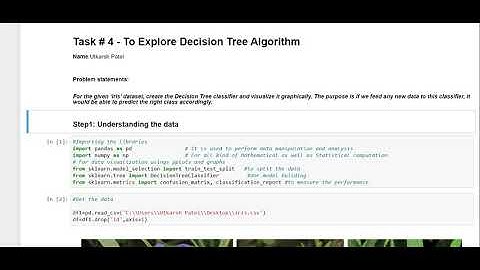 Task:4 To Explore Decision Tree  Algorithm (#The Spark foundation)