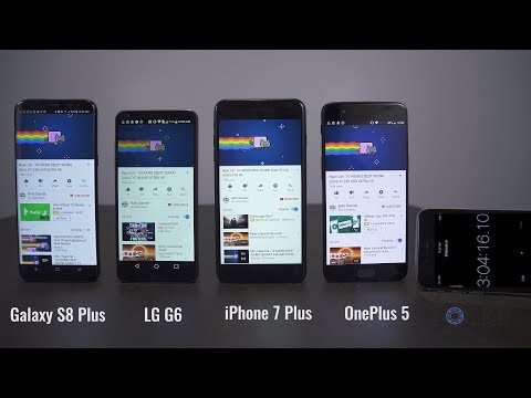 OnePlus 5 vs Samsung Galaxy S8+ vs iPhone 7+ vs LG G6 Comparison!