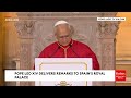JUST IN: Pope Leo XIV Calls For Peace And Condemns Polarization During Remarks In Spain