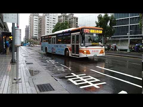 台北 ｜首都客運 ｜小18｜ 劍潭→聖人瀑布｜ Daewoo BS120CN低底盤車輛離站
