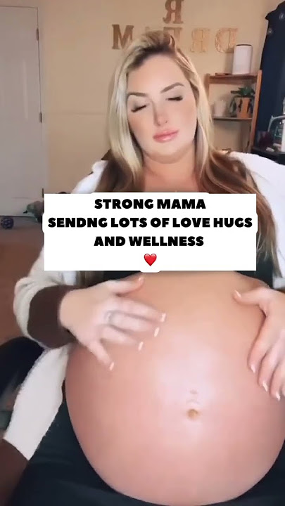 Huge pregnant belly got snapped,crackled and popped #shorts #shortsfeed #mamalove #pregnantbelly
