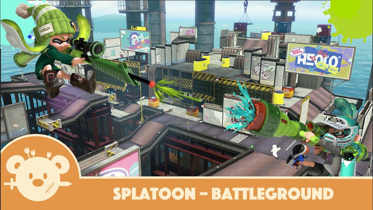 Battleground Splatoon Multiplayer Gameplay Walkthrough (Wii U 1080p