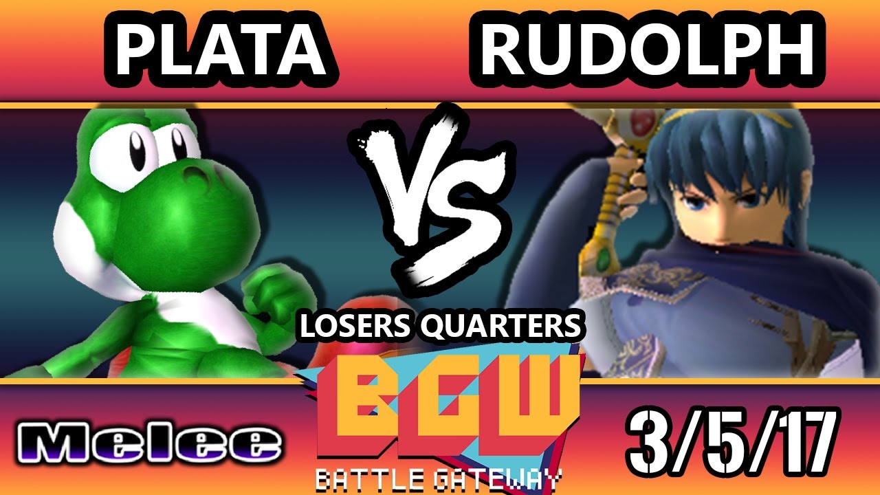 BGW15 SSBM - Plata (Yoshi) Vs. Rudolph (Marth ,Fox, Falco) Smash Melee ...
