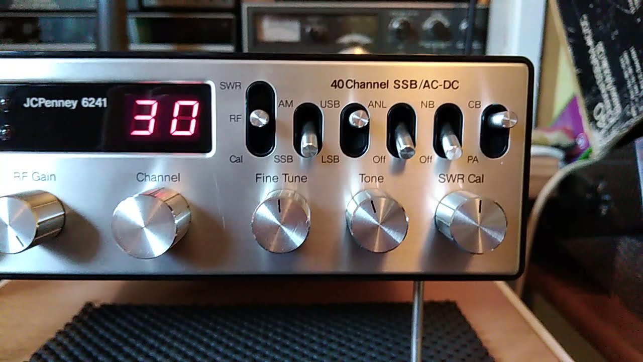 JC Penney 6241 CB radio. YouTube