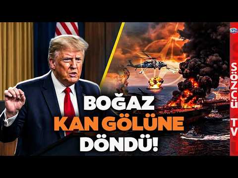 Trump Resti Çekti! NATO'ya Tehdit Gibi Sözler! Hürmüz Boğazı'nda Gemiler Havaya Uçuruldu!