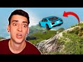 I DROVE MY CAR OFF A CLIFF. (BeamNG Drive)