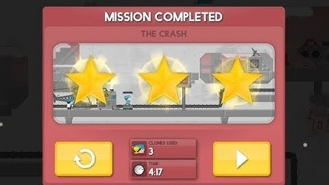 Clone Armies Completing THE CRASH Only in 3 clones